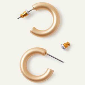 Sanctuary | Thick Gold Hoop Earrings NWT